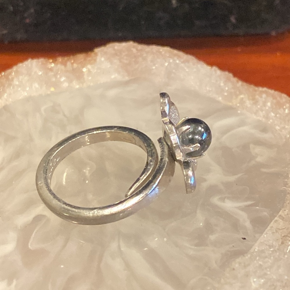 Parklane Silvertone Adjustable Ring. - image 2